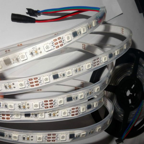 5m dc12v ws2811 240leds (16ixes/m) whitepcb full color led digital strip;ip66;waterproof in silicon tube;white pcb strips
5m dc12v ws2811 240leds (16ixes/m) whitepcb full color led digital strip;ip66;waterproof in silicon tube;white pcb strips