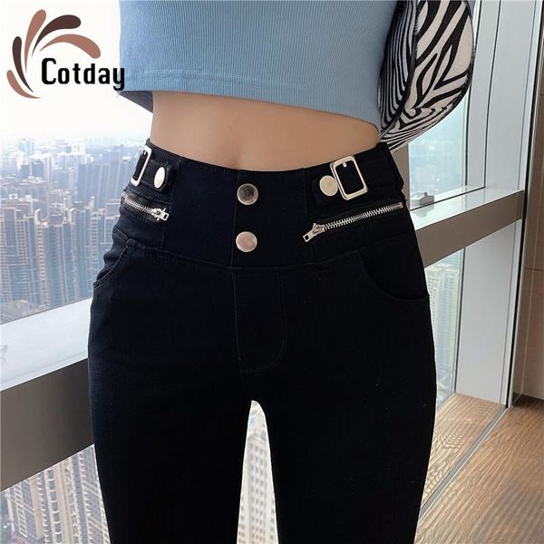 women's pants & capris cotday black spring pencil korean high waisted and thinversatile casual elastic slim leggings, Black;white
women's pants & capris cotday black spring pencil korean high waisted and thinversatile casual elastic slim leggings, Black;white