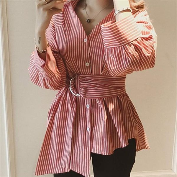 autumn korean ulzzang women shirt plus size v neck and ladies casual oversized long sleeve striped shirts blusas mujer, White
autumn korean ulzzang women shirt plus size v neck and ladies casual oversized long sleeve striped shirts blusas mujer, White