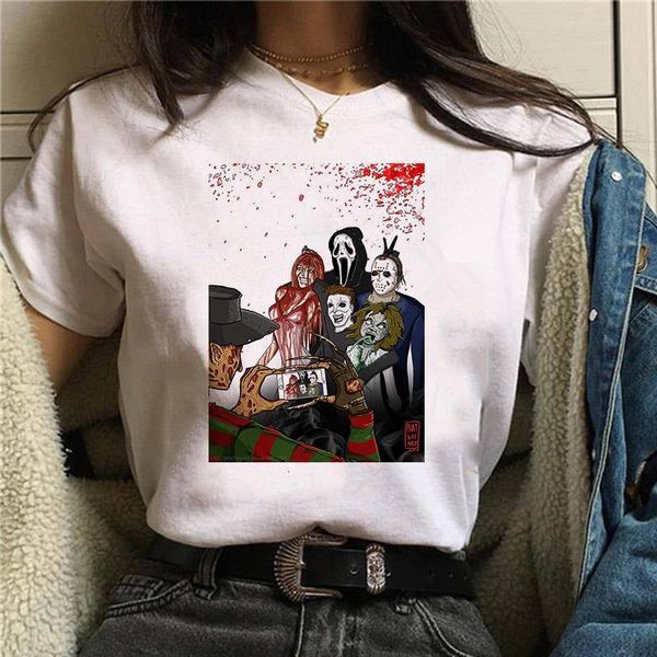 camiseta cap sleeve pennywise michael womens t shirts myers jason voorhees halloween ouija, White
camiseta cap sleeve pennywise michael womens t shirts myers jason voorhees halloween ouija, White