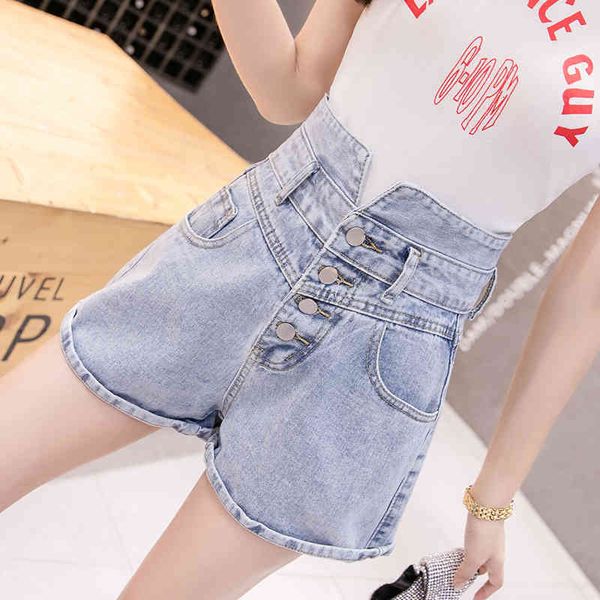 jeans make breech breeches high-waisted shorts edition han feminine cultivate morality show thin to restore old-fashioned broad recreational, Blue
jeans make breech breeches high-waisted shorts edition han feminine cultivate morality show thin to restore old-fashioned broad recreational, Blue