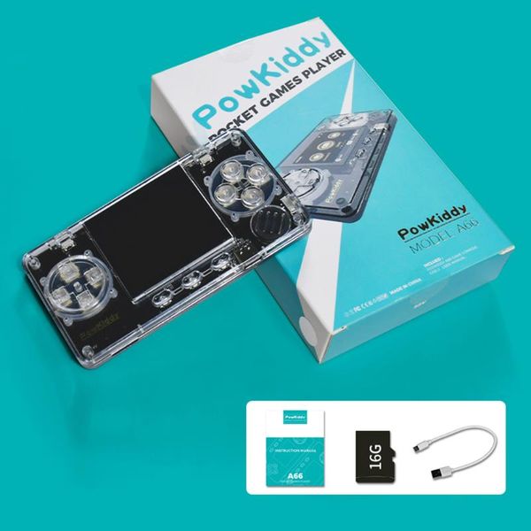 powkiddy a66 handheld retro game console 2.0 inch ips lcd portable built-in 4000 games mini pocket video player players
powkiddy a66 handheld retro game console 2.0 inch ips lcd portable built-in 4000 games mini pocket video player players