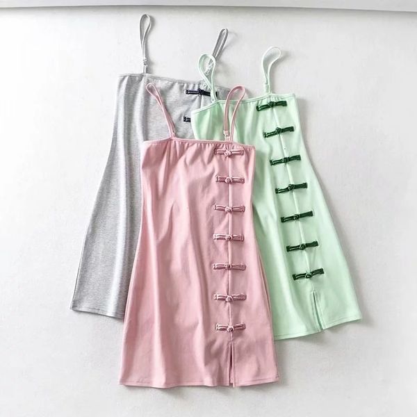spring suspension summer 2021 improved fine women's fashions cheongsam girdle short waist dress mujer, Black;gray
spring suspension summer 2021 improved fine women's fashions cheongsam girdle short waist dress mujer, Black;gray