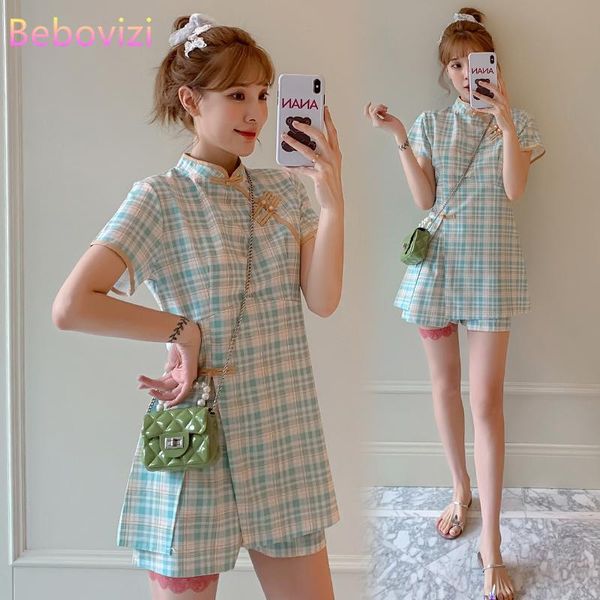 plus size 3xl 4xl summer blue check slim party casual qipao set chinese clothes modern cheongsam dress for women suits ethnic clothing, Red
plus size 3xl 4xl summer blue check slim party casual qipao set chinese clothes modern cheongsam dress for women suits ethnic clothing, Red