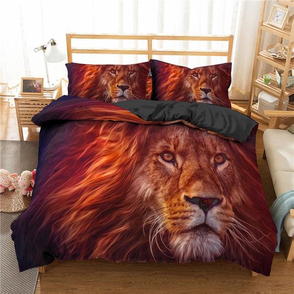 lion luxury duvet cover with pillow cases animal printed single double bedding set twin full king bed for kids sets
lion luxury duvet cover with pillow cases animal printed single double bedding set twin full king bed for kids sets