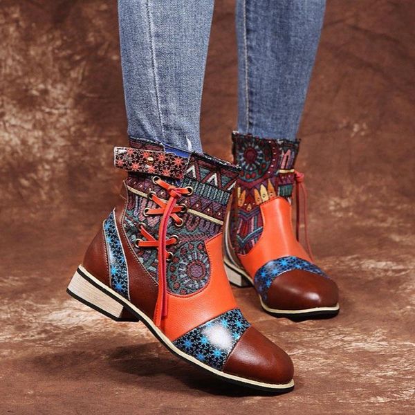 boots vintage ladies fashion pu fringed cross tied print patchwork zipper low heel women's ankle floral bohemian, Black
boots vintage ladies fashion pu fringed cross tied print patchwork zipper low heel women's ankle floral bohemian, Black