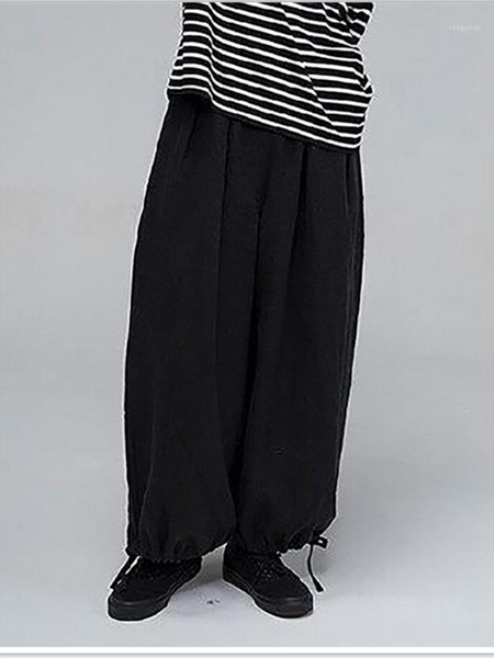 men's pants spring/summer cuffs drawstring knickerbockers fashion youth casual black super loose wide leg
men's pants spring/summer cuffs drawstring knickerbockers fashion youth casual black super loose wide leg