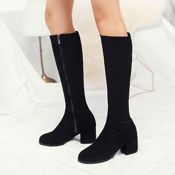 boots high for women ladies fashion solid over the knee warm zipper long casual shoes autumn and winter female, Black
boots high for women ladies fashion solid over the knee warm zipper long casual shoes autumn and winter female, Black