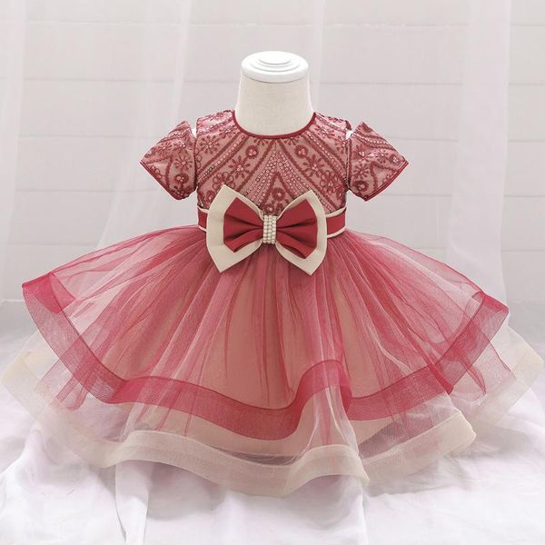 girl's dresses princess kids baby dress for girls wedding sequins pearl bow gown 1st birthday baptism girl summer, Red;yellow
girl's dresses princess kids baby dress for girls wedding sequins pearl bow gown 1st birthday baptism girl summer, Red;yellow