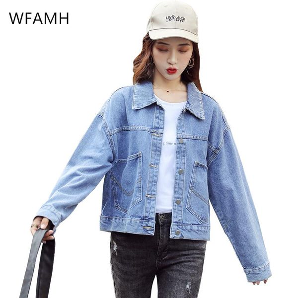 women's jackets 2021 fashion women denim jacket loose casual cowboy coat lady spring autumn big pockets girl jean outwear female cothe, Black;brown
women's jackets 2021 fashion women denim jacket loose casual cowboy coat lady spring autumn big pockets girl jean outwear female cothe, Black;brown