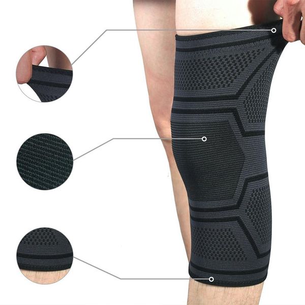 elbow & knee pads 1 pc silicone non-slip sports basketball running fitness knitted brace support outdoor recovery kneepad 2021, Black;gray
elbow & knee pads 1 pc silicone non-slip sports basketball running fitness knitted brace support outdoor recovery kneepad 2021, Black;gray