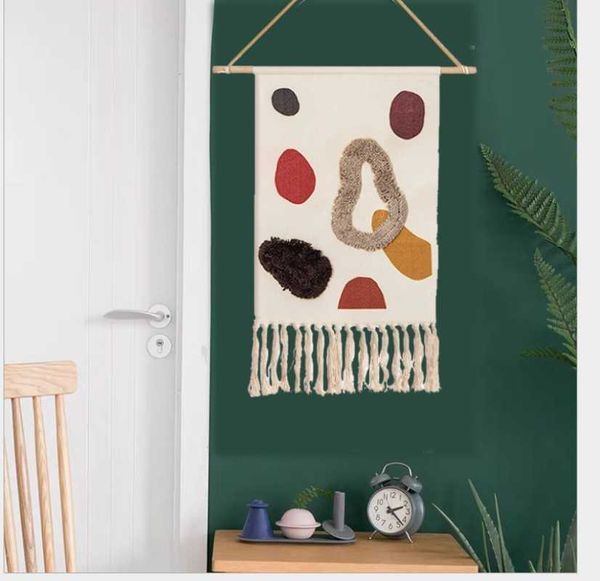 tapestries hand-woven tassel tapestry decoration hanging canvas art background cloth bedroom
tapestries hand-woven tassel tapestry decoration hanging canvas art background cloth bedroom