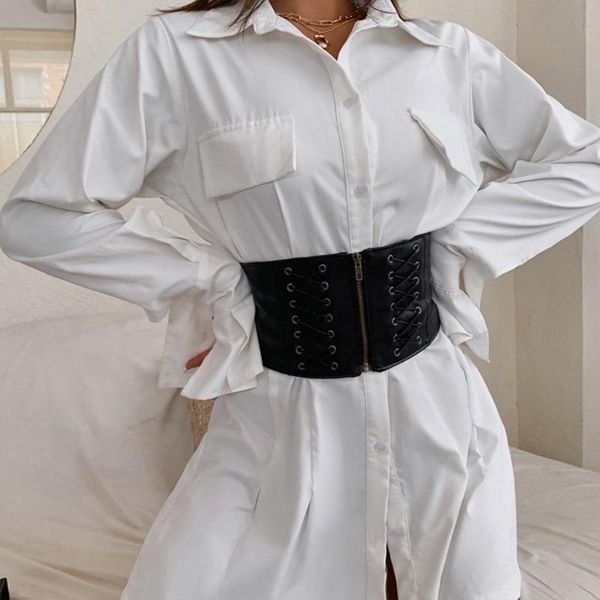 belts womens stylishskinny belt women elastic waist wild wide vintage corset waistband loose, Black;brown
belts womens stylishskinny belt women elastic waist wild wide vintage corset waistband loose, Black;brown