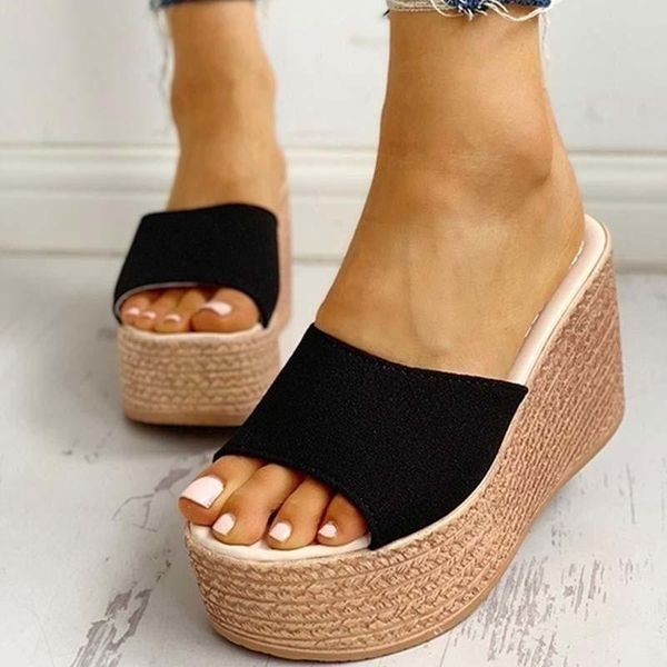 women's sandals fashion peep-toe shoes woman high-heeled bohemia platfroms casual wedges for women high heels, Black
women's sandals fashion peep-toe shoes woman high-heeled bohemia platfroms casual wedges for women high heels, Black