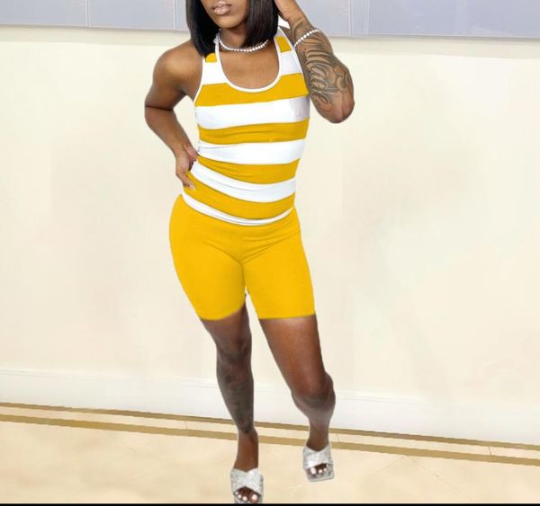 women's tracksuits kiss me matching sets women two piece set sleeveless tank printed stripe five point pants suit casual short tracksui, Gray
women's tracksuits kiss me matching sets women two piece set sleeveless tank printed stripe five point pants suit casual short tracksui, Gray