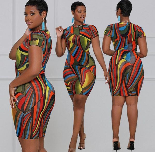 casual dresses plus size women 2021 short sleeves colorful striped print slimming waist mini bodycon dress summer nightclub party, Black;gray
casual dresses plus size women 2021 short sleeves colorful striped print slimming waist mini bodycon dress summer nightclub party, Black;gray