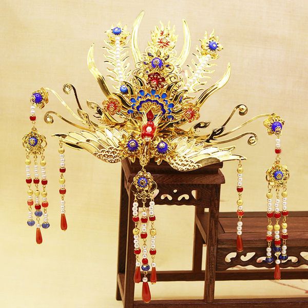 handmade jewelry chinese wedding hair ornament fengguan studio p performance crown, Slivery;golden
handmade jewelry chinese wedding hair ornament fengguan studio p performance crown, Slivery;golden