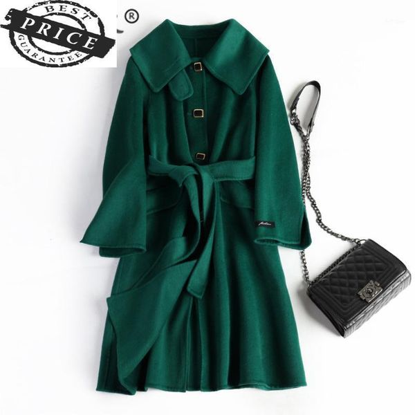wool coat winter female jacket women clothes 2021 korean elegant long woolen ladies cashmere abrigo mujer hiver a05a women's & blends, Black
wool coat winter female jacket women clothes 2021 korean elegant long woolen ladies cashmere abrigo mujer hiver a05a women's & blends, Black
