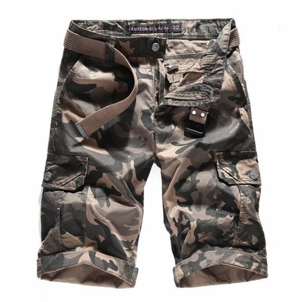 men's cargo shorts summer fashion camouflage multi-pocket homme army casual, White;black
men's cargo shorts summer fashion camouflage multi-pocket homme army casual, White;black