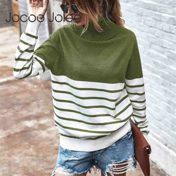 turtleneck swweater for women winter striped loose pullovers elegant patchwork knitted jumpers korean harajuku sweater 210416, White;black
turtleneck swweater for women winter striped loose pullovers elegant patchwork knitted jumpers korean harajuku sweater 210416, White;black