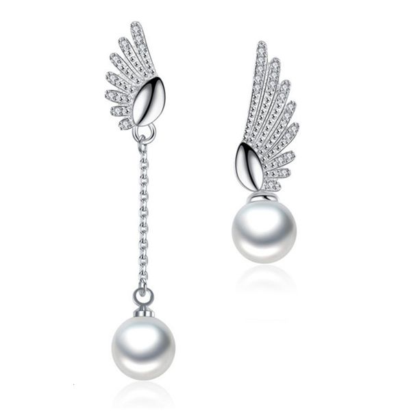 nehzy 925 sterling silver jewelry woman fashion ladies simple asymmetric angel wings pearls drop earrings, Golden
nehzy 925 sterling silver jewelry woman fashion ladies simple asymmetric angel wings pearls drop earrings, Golden