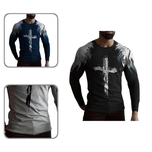 men's casual shirts trendy men aesthetic 3d print slim autumn shirt spring, White;black
men's casual shirts trendy men aesthetic 3d print slim autumn shirt spring, White;black