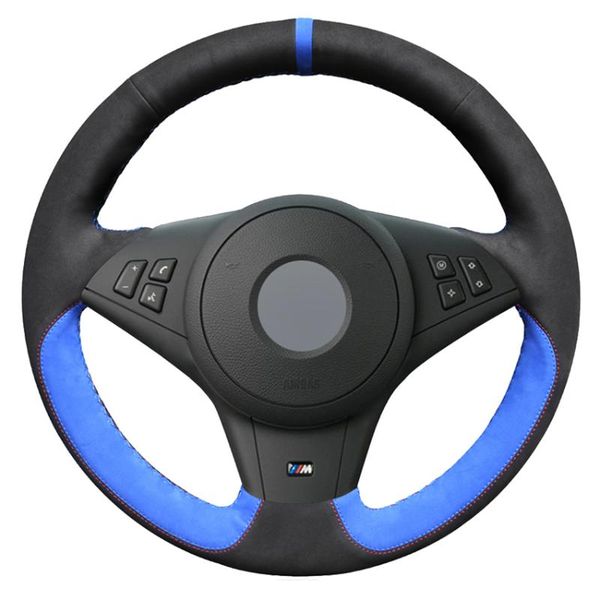 steering wheel covers black bule suede hand-stitched car cover for e60 e61 530d 545i 550i e63 e64 630i 645ci 650i 2003-2010
steering wheel covers black bule suede hand-stitched car cover for e60 e61 530d 545i 550i e63 e64 630i 645ci 650i 2003-2010