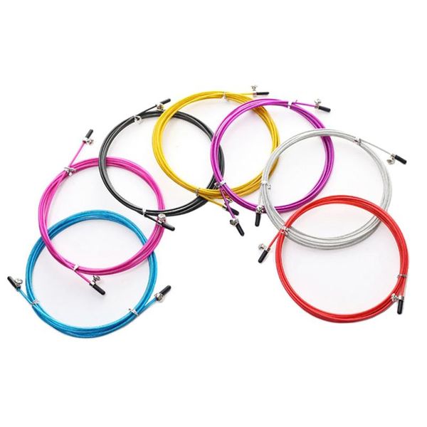 jump ropes rope replaceable wire 3m cable speed workout skipping steel training fitness equipment
jump ropes rope replaceable wire 3m cable speed workout skipping steel training fitness equipment