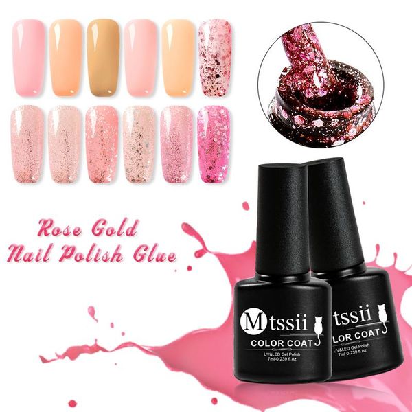 nail gel mtssii polish rose gold glitter sequins art lacquer shine soak off manicure design varnish long lasting, Red;pink
nail gel mtssii polish rose gold glitter sequins art lacquer shine soak off manicure design varnish long lasting, Red;pink