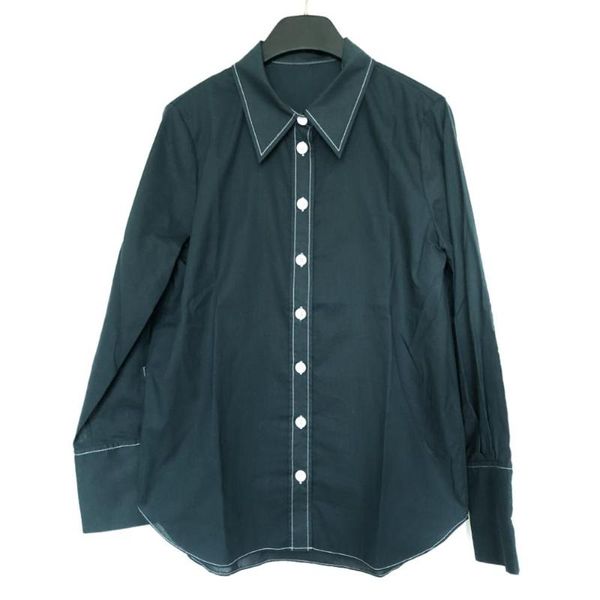 100% cotton women's ol shirt turn-down collar simple office blouse lady single-breasted shirts blouses &, White
100% cotton women's ol shirt turn-down collar simple office blouse lady single-breasted shirts blouses &, White