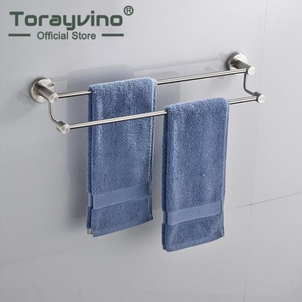 towel racks torayvino nickel brushed stainless steel bar wall mount bathroom rail holder storage rack shelf 2 layers
towel racks torayvino nickel brushed stainless steel bar wall mount bathroom rail holder storage rack shelf 2 layers