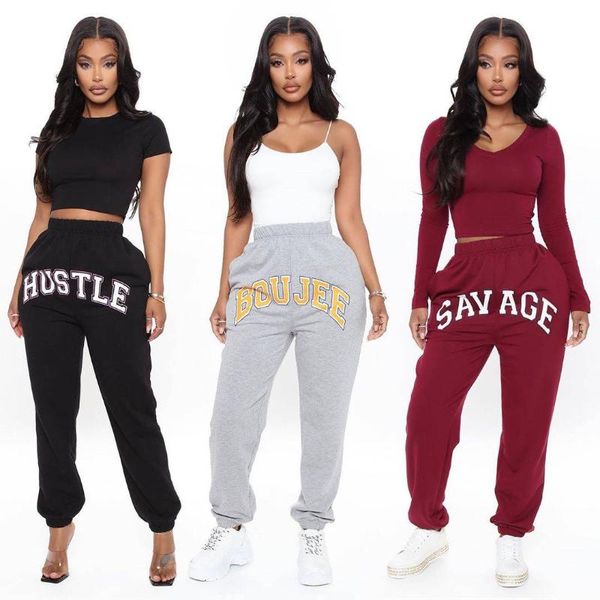 women long sweatpants high elastic waist letters printed pattern harem loose casual pants wine red/ black/grey streetwear autumn women', Black;white
women long sweatpants high elastic waist letters printed pattern harem loose casual pants wine red/ black/grey streetwear autumn women', Black;white