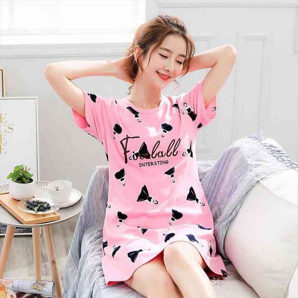 summer night dress women plus size nightgown cartoon print sleepshirts short-sleeves nightie nightdress cotton sleepwear, Black;red
summer night dress women plus size nightgown cartoon print sleepshirts short-sleeves nightie nightdress cotton sleepwear, Black;red