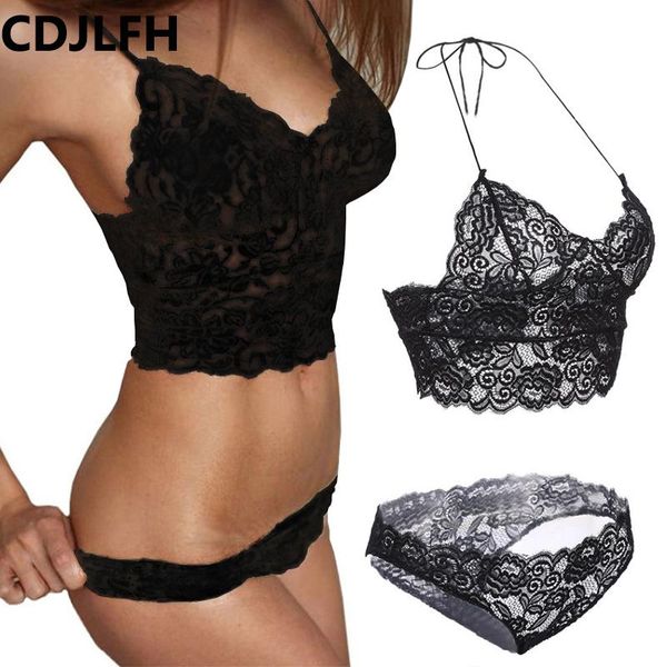 bras sets transparent underwear set women lace bra seamless embroidery bralette erotic lingerie fashion black white red purple, Red;black
bras sets transparent underwear set women lace bra seamless embroidery bralette erotic lingerie fashion black white red purple, Red;black