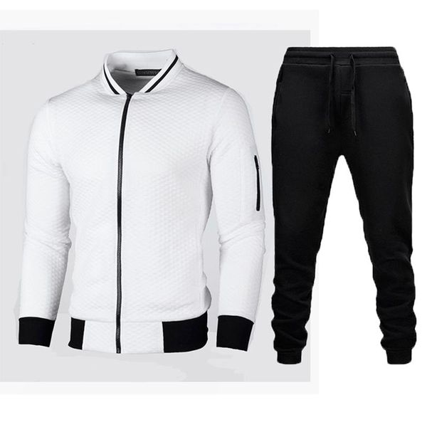 jogging clothing men's sportswear suit 2021 spring autumn two-piece men casual cardigan + pants zipper fashion sports tracksuit male, Black;red
jogging clothing men's sportswear suit 2021 spring autumn two-piece men casual cardigan + pants zipper fashion sports tracksuit male, Black;red