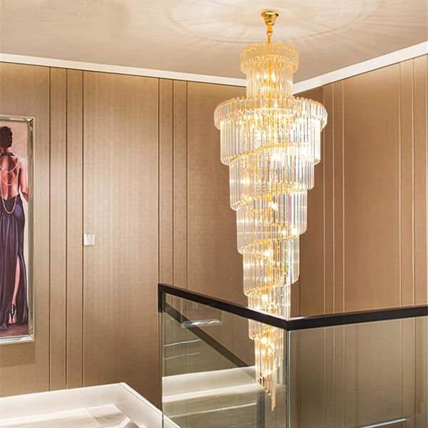 chandeliers luxury modern crystal chandelier for staircase gold/chrome home decoration loft lighting fixtures
chandeliers luxury modern crystal chandelier for staircase gold/chrome home decoration loft lighting fixtures