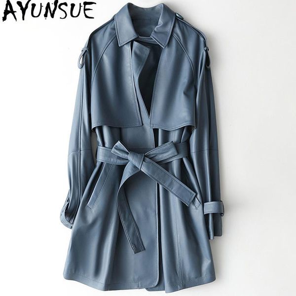 women's leather & faux ayunsue 2021 real sheepskin coat genuine jacket women spring autumn korean jackets hq19-cjx19026a, Black
women's leather & faux ayunsue 2021 real sheepskin coat genuine jacket women spring autumn korean jackets hq19-cjx19026a, Black