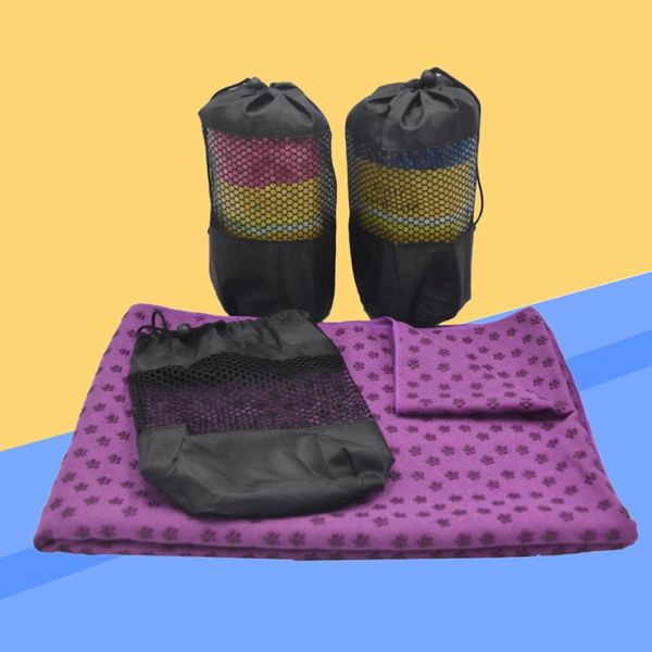 soft non yoga mat cover towel sport fitness exercise pilates blanket with bag (purple) mats
soft non yoga mat cover towel sport fitness exercise pilates blanket with bag (purple) mats