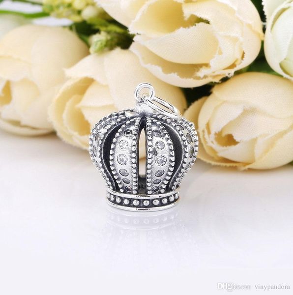 2022 spring 925 sterling silver large royal crown pendant charm bead for european jewelry charm bracelets and necklaces, Black
2022 spring 925 sterling silver large royal crown pendant charm bead for european jewelry charm bracelets and necklaces, Black