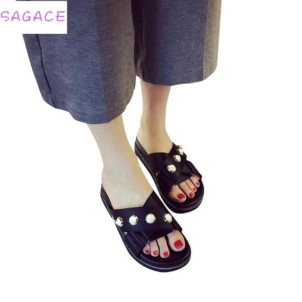 womens summer outwear women casual fashion pearl rhinestone crystal beach peep toe slipper flat bath shoes slippers, Black
womens summer outwear women casual fashion pearl rhinestone crystal beach peep toe slipper flat bath shoes slippers, Black