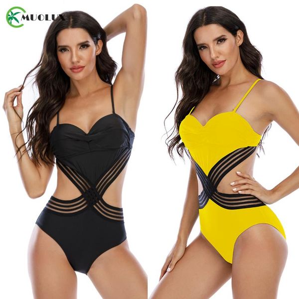 one-piece suits one piece swimsuit women push up swimwear high waist monokini patchwork mesh backless bodysuit beachwear lady bathing s
one-piece suits one piece swimsuit women push up swimwear high waist monokini patchwork mesh backless bodysuit beachwear lady bathing s