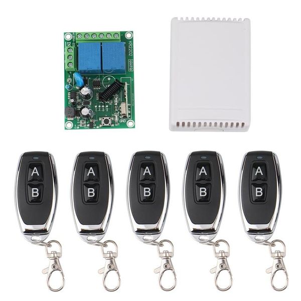 remote controlers 433mhz universal wireless control ac 220v 2-channel relay receiver module for garage door lamp bulb light
remote controlers 433mhz universal wireless control ac 220v 2-channel relay receiver module for garage door lamp bulb light