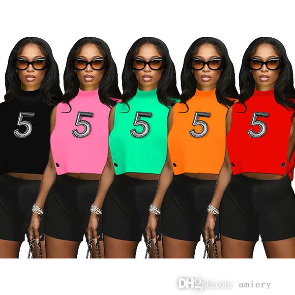 5 colors women short tracksuits summer vest halter fashion printed two piece shorts outfit, Gray
5 colors women short tracksuits summer vest halter fashion printed two piece shorts outfit, Gray