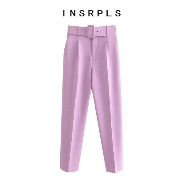 women fashion with belt side pockets office wear pants vintage high waist zipper female ankle trousers mujer women's & capris, Black;white
women fashion with belt side pockets office wear pants vintage high waist zipper female ankle trousers mujer women's & capris, Black;white