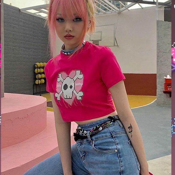 women's t-shirt short sleeve kawaii pixel cartoon print y2k tshirt skinny crop women summer white sweet female clothes
women's t-shirt short sleeve kawaii pixel cartoon print y2k tshirt skinny crop women summer white sweet female clothes