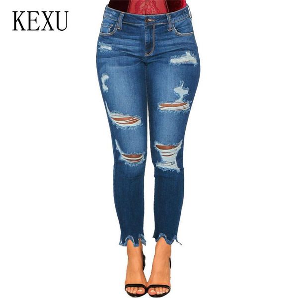 cut out high waist jeans skinny pencil denim pants hollow hole women trousers women's, Blue
cut out high waist jeans skinny pencil denim pants hollow hole women trousers women's, Blue