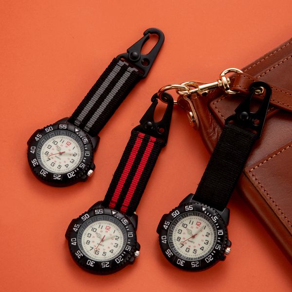 portable backpack buckle watch waist watch outdoor mountaineering watches nurse nylon belt hanging watch work and learning timepiece new, Slivery;black
portable backpack buckle watch waist watch outdoor mountaineering watches nurse nylon belt hanging watch work and learning timepiece new, Slivery;black