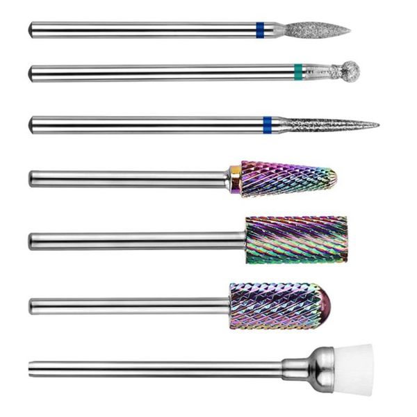 nail art equipment 1 set/7pcs polishing grinding head sturdy grinder special, Silver
nail art equipment 1 set/7pcs polishing grinding head sturdy grinder special, Silver