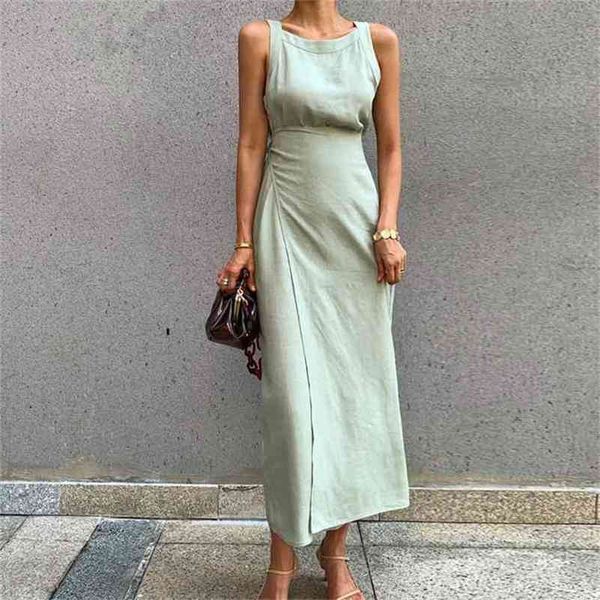 summer casual spaghetti strap women dress loose sleeveless split female midi vestidos 210603, Black;gray
summer casual spaghetti strap women dress loose sleeveless split female midi vestidos 210603, Black;gray