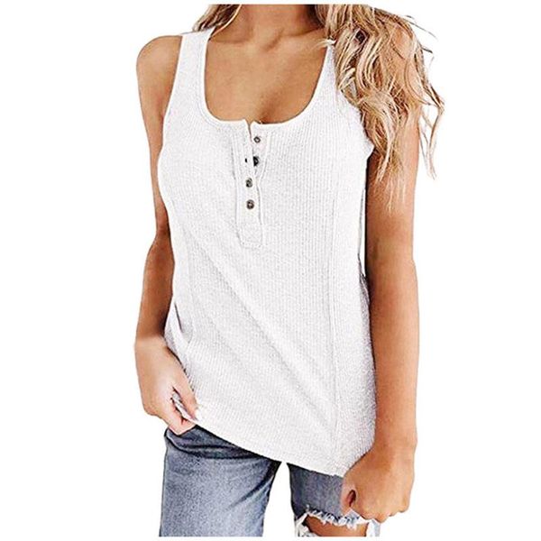 women's tanks & camis basic summer i-tanks elastic sleeveless ladies button v-neck fashion casual vest t-shirt cool colorful street, White
women's tanks & camis basic summer i-tanks elastic sleeveless ladies button v-neck fashion casual vest t-shirt cool colorful street, White